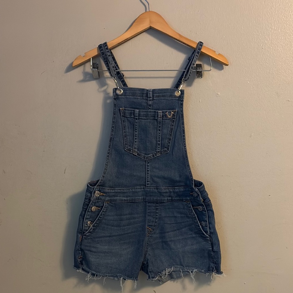 True Religion Overall Shorts